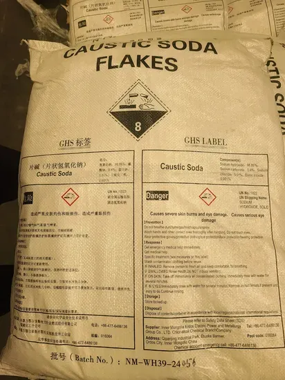 Industrial Grade 99% Caustic Soda Pearl Flakes Solid Sodium Hydroxide Naoh