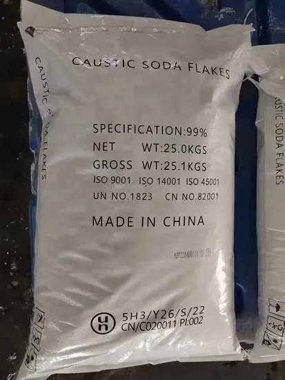 Industrial Grade 99% Caustic Soda Pearl Flakes Solid Sodium Hydroxide Naoh