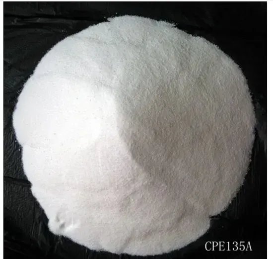 Chlorinated Polyethylene CPE 135A Modifier for PVC and Rubber Products