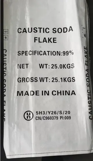 Caustic Industrial Grade White Flaky Solid 99% Naoh Soda Flakes