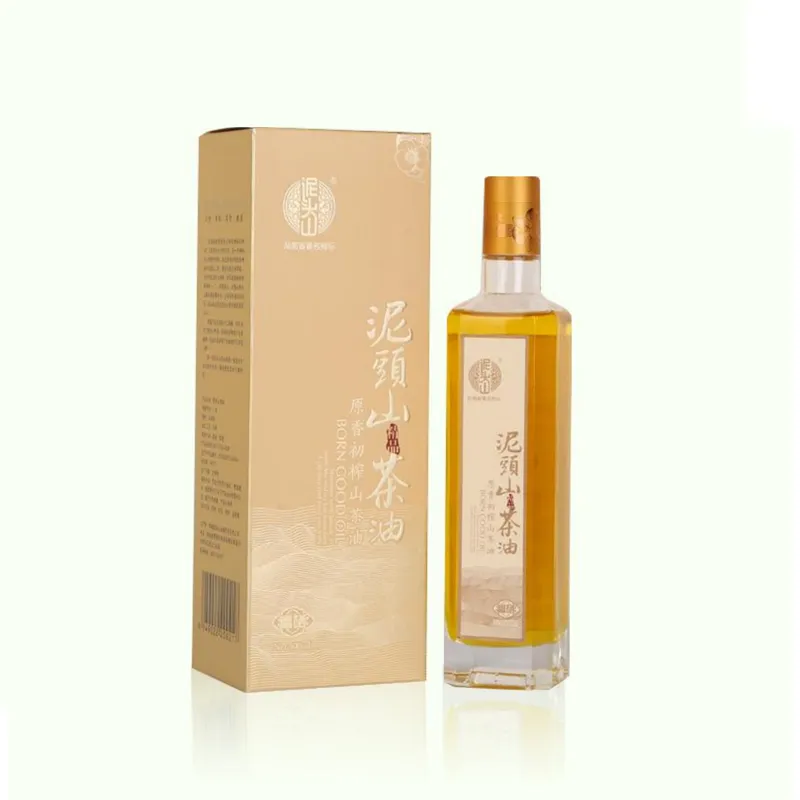 Nitoushan Camellia Oil, Low-Temperature Extra Virgin Camellia Oil, Glass Bottle Gift Box Packaging