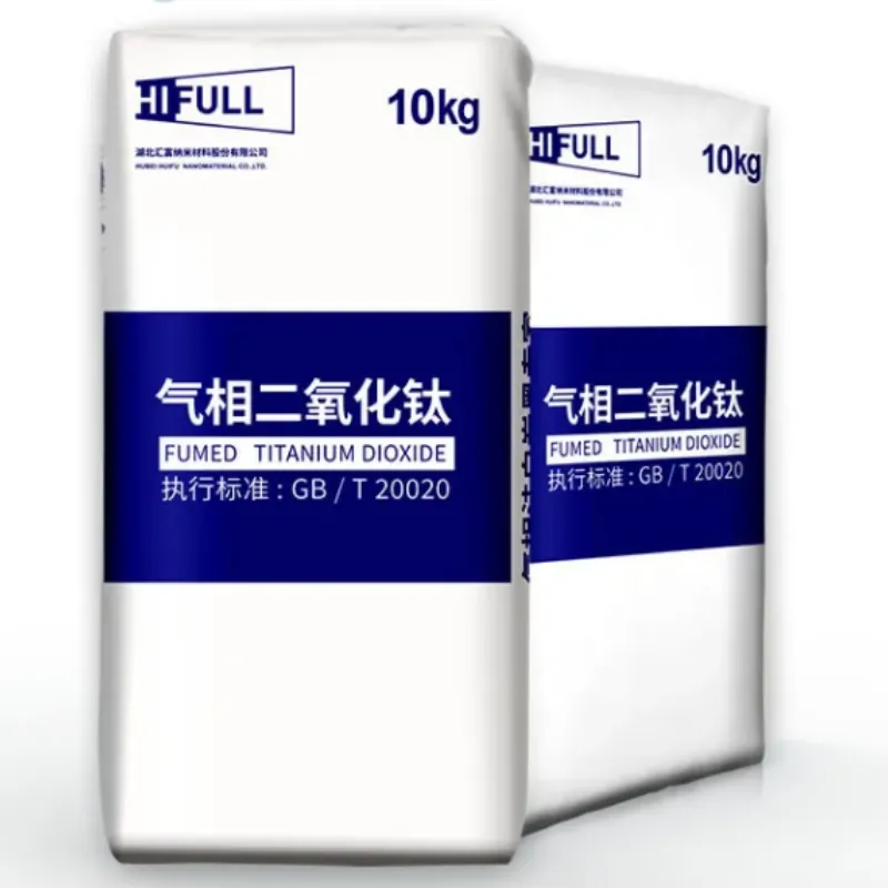 HIFULL Nano Grade Hydrophilic Anatase Rutile Mixed Crystal Structure Tio2 NT-50 P25 Hydrophilic Fumed Titanium Dioxide 