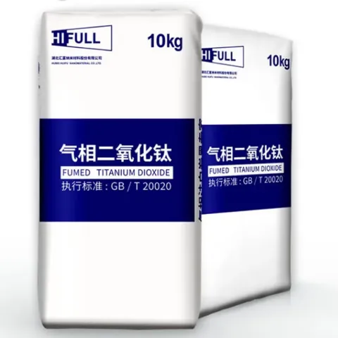 HIFULL Nano Grade Hydrophilic Anatase Rutile Mixed Crystal Structure Tio2 NT-50 P25 Hydrophilic Fumed Titanium Dioxide 