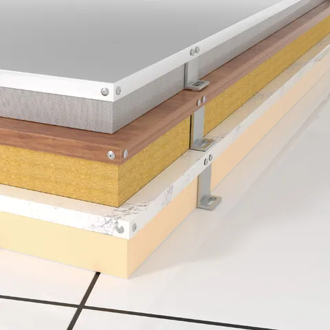 Integrated insulation and decoration board 
