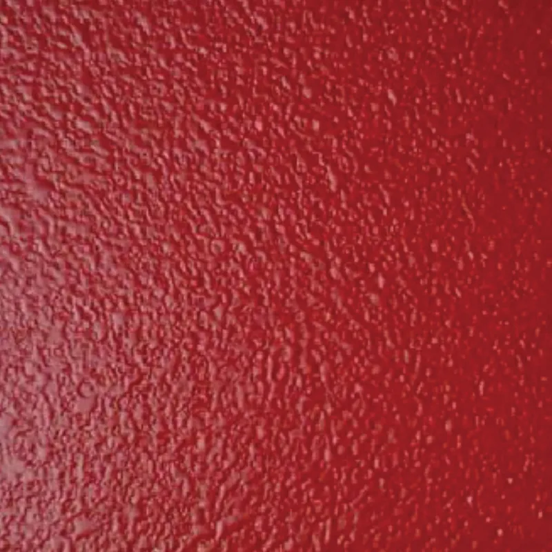 Hammer texture, orange peel finish