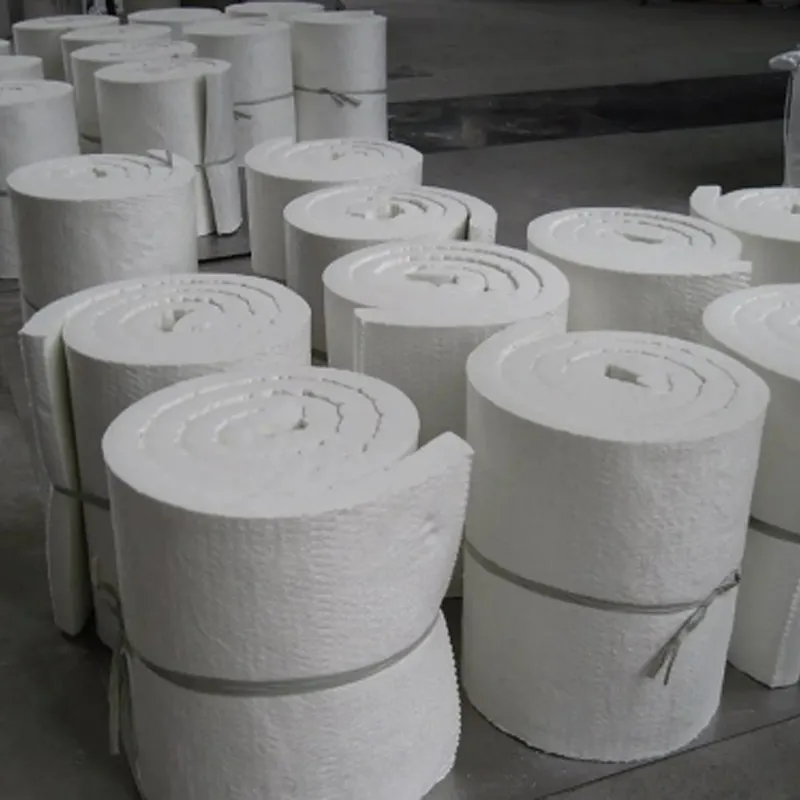 Alumina silicate needled blanket