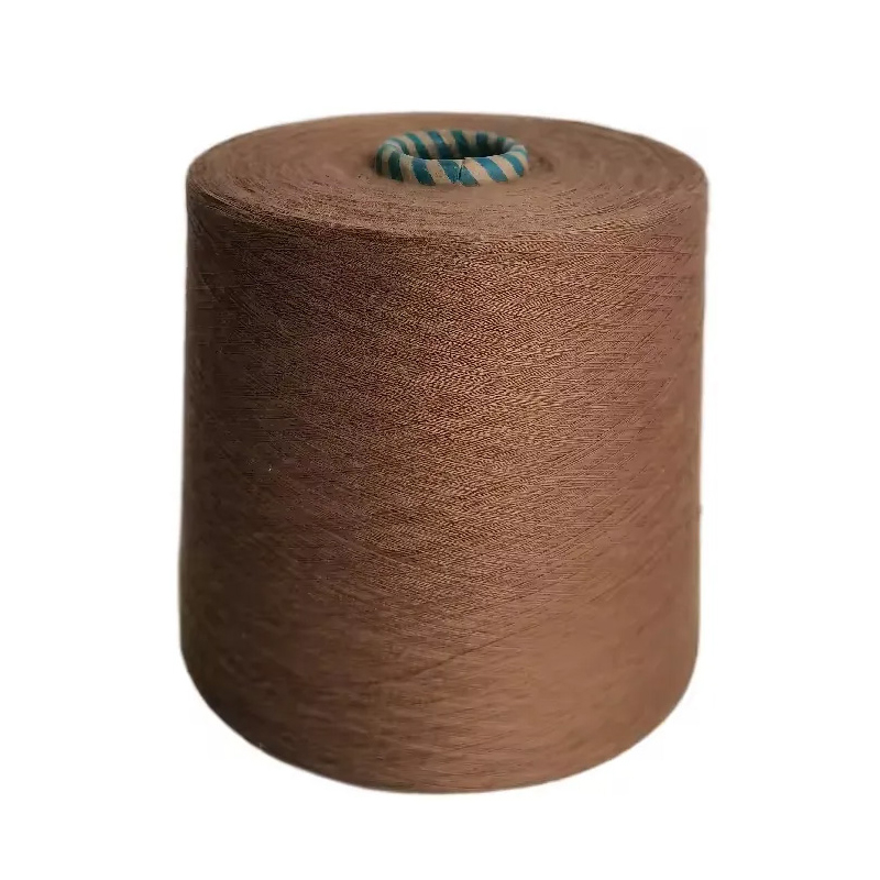 High Quality 100% Acrylic Yarn 21S Brown Knitting Sewing Weaving 100% Wool Yarn for Nnitting With Factory Price
