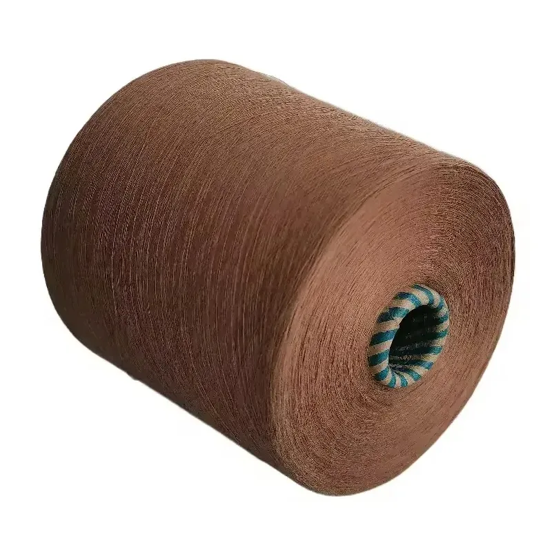 High Quality 100% Acrylic Yarn 21S Brown Knitting Sewing Weaving 100% Wool Yarn for Nnitting With Factory Price