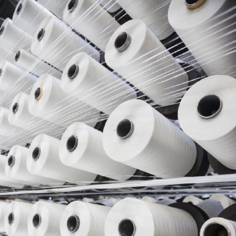 40/2 polyester yarn raw white