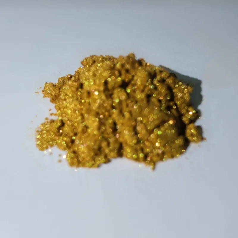 Pearlescent Pigment Crystal Gold 6303 - Particle Size/&mu;m 10-60