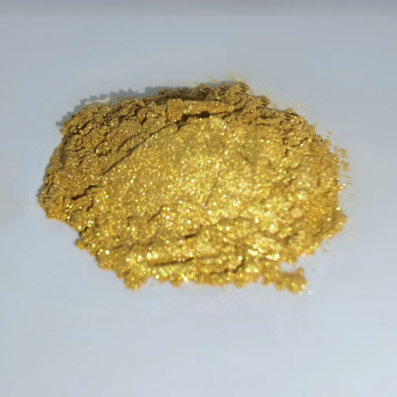 Pearlescent Pigment Crystal Gold 6300 - Particle Size/&mu;m 10-60