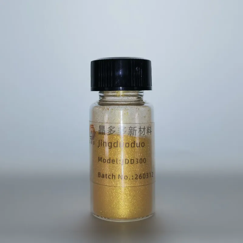 Pearlescent Pigment Crystal Gold 6300 - Particle Size/&mu;m 10-60
