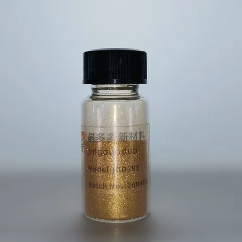 Pearlescent Pigment Crystal Gold 385 - Particle Size/&mu;m 10-100