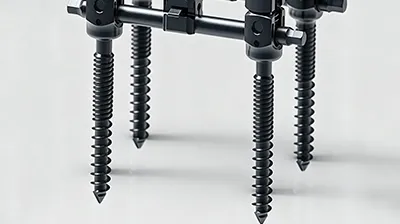 Medical-Grade Titanium Alloy Bone Screw Rods for Orthopedic Implants