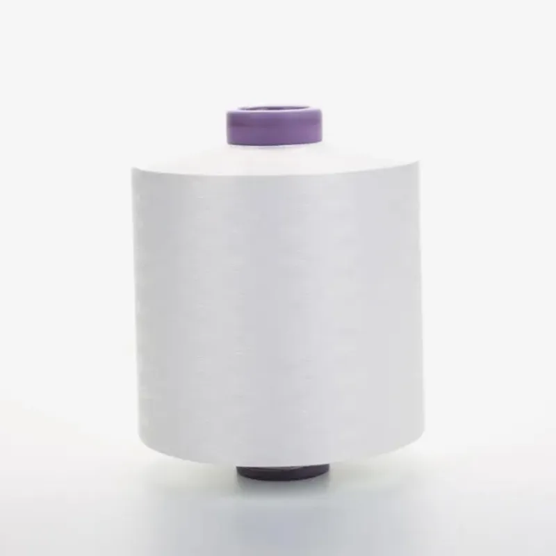 High Quality 150D/48F Semi Dull Raw White Polyester DTY Yarn for Knitting
