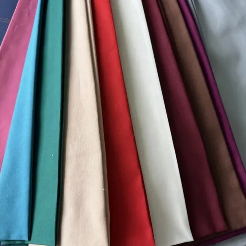 Home Textile Brushed Solid Color Polyester Microfiber Peach Skin Bedsheet Fabric