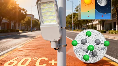 PVC estabilizado al calor para LEDs exteriores