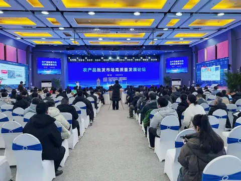 The High-Quality Development Forum for Agricultural Products Wholesale Markets was held at the IBI Digital Economy Headquarters, jointly exploring new paths for digital transformation and cross-border ecological construction.